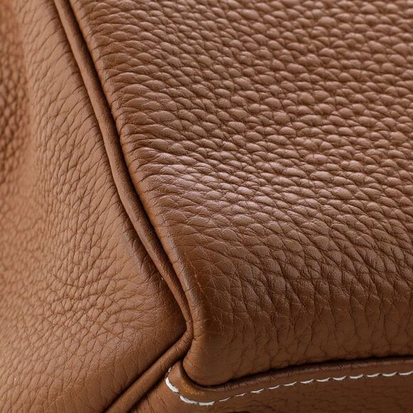 Hermes Kelly Handbag Gold Togo with Gold Hardware 28 Brown - Picture 8 of 13